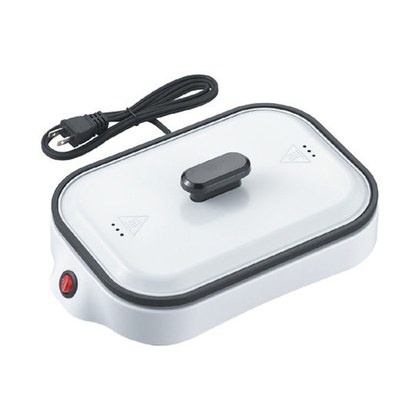 コンパクトホットプレート　フタ付き　