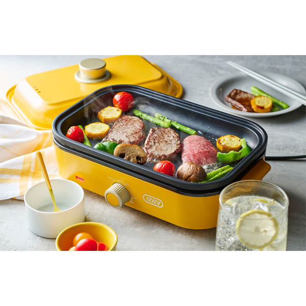 Toffy ホットプレート ミニ カナリアイエロー